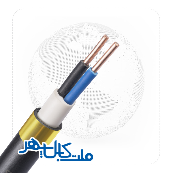 کابل مفتولی نصب ثابت سبک | کابل برق مسی با عایق PVC